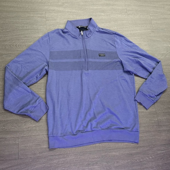 Travis Mathew men’s purple 1/4 zip pullover. Size large - Picture 1 of 3